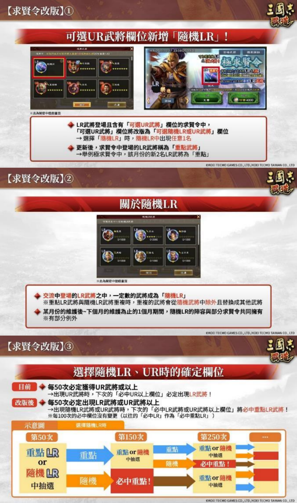 『三国志 霸道』 新赛季「集材建阵」 登场!新 LR 武将于 12 月更新登场!